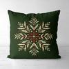 Christmas Snowflake Patterned Throw Pillow Decor Polyester Pillowcase, Sofa Decorative Cushion Cov Headboard Pillow