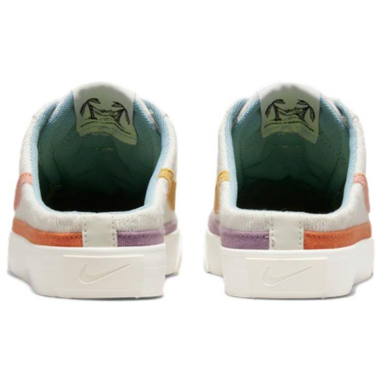 Nike Court Legacy Mule Sail Light Madder Root Women Sneakers White Worn-Blue DV1741-181