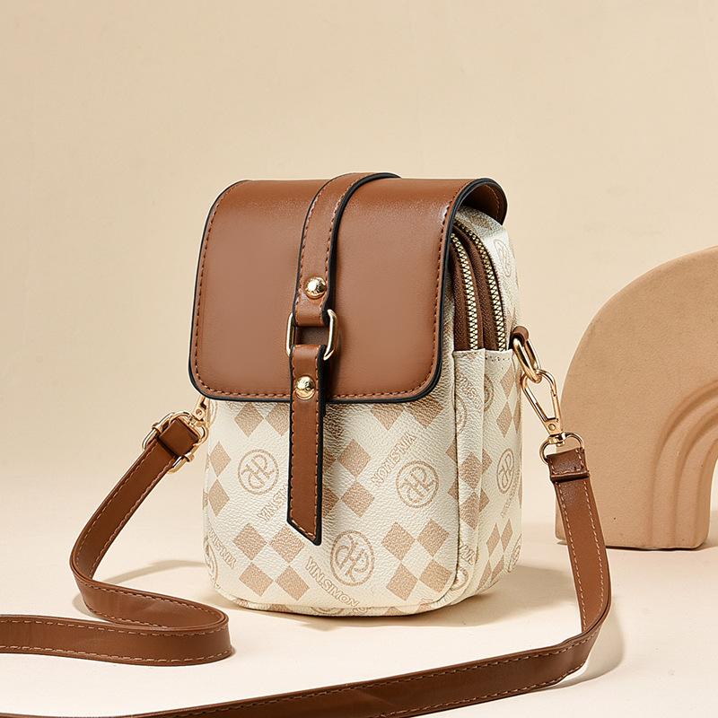 Bag Women's Bag 2025 New Fashion Mini Mobile Phone Bag Women's Small and Lightweight Crossbody Bag One Shoulder Women's Bag Small Bag