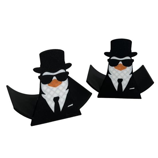 Penguin Toilet Roll Holder Funny Penguin Gentleman Toilet Paper Holder 3D Printed Freestanding Paper Towel Holder for Bathroom Kitchen Decor