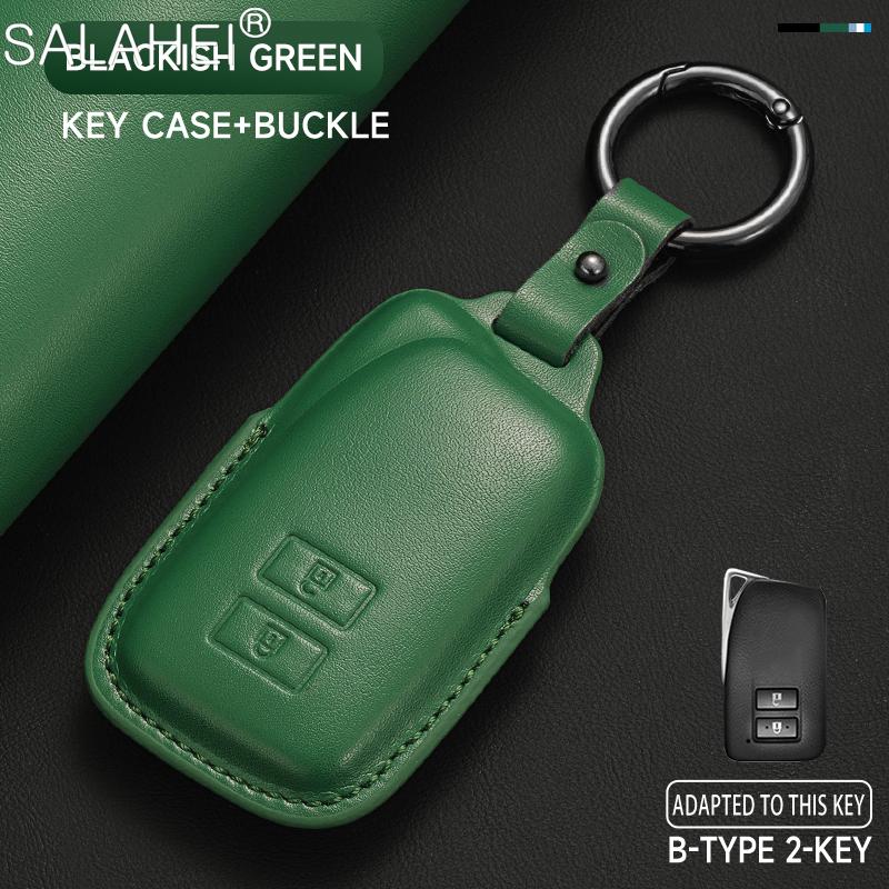 Leather Car Key Fob Cover Case Shell For Lexus Nx Is Rx Es Gx Lx Ls Ux Gs 200 260 300 350 Nx200 Nx300 Rx350 Es300 Auto Accessory