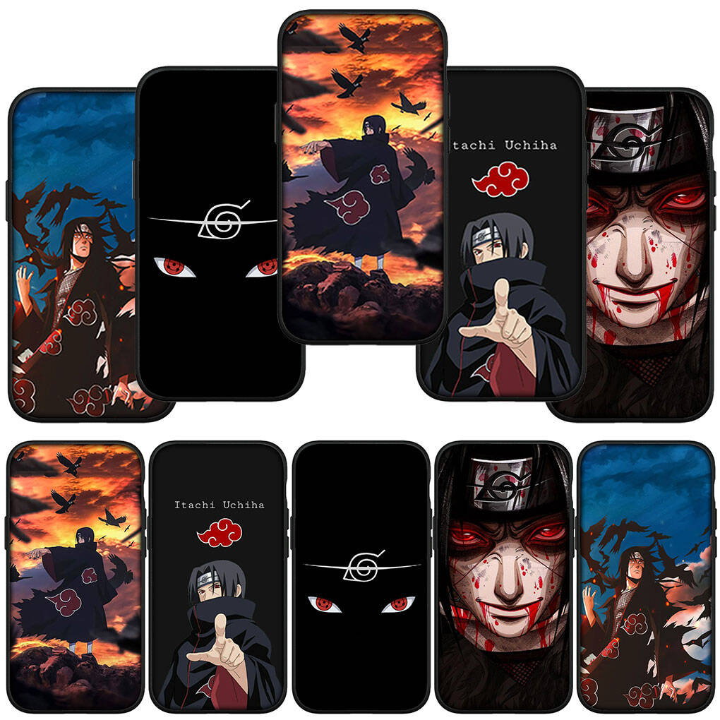Phone Case for iPhone 17 15 16 Plus Xiaomi Poco X7 X6 F8 F7 C85 C75 C71 Redmi Note 14 12 11 13 Pro Max A4 14C 13C 15C CoqueNarutos Itachi Uchiha Cover