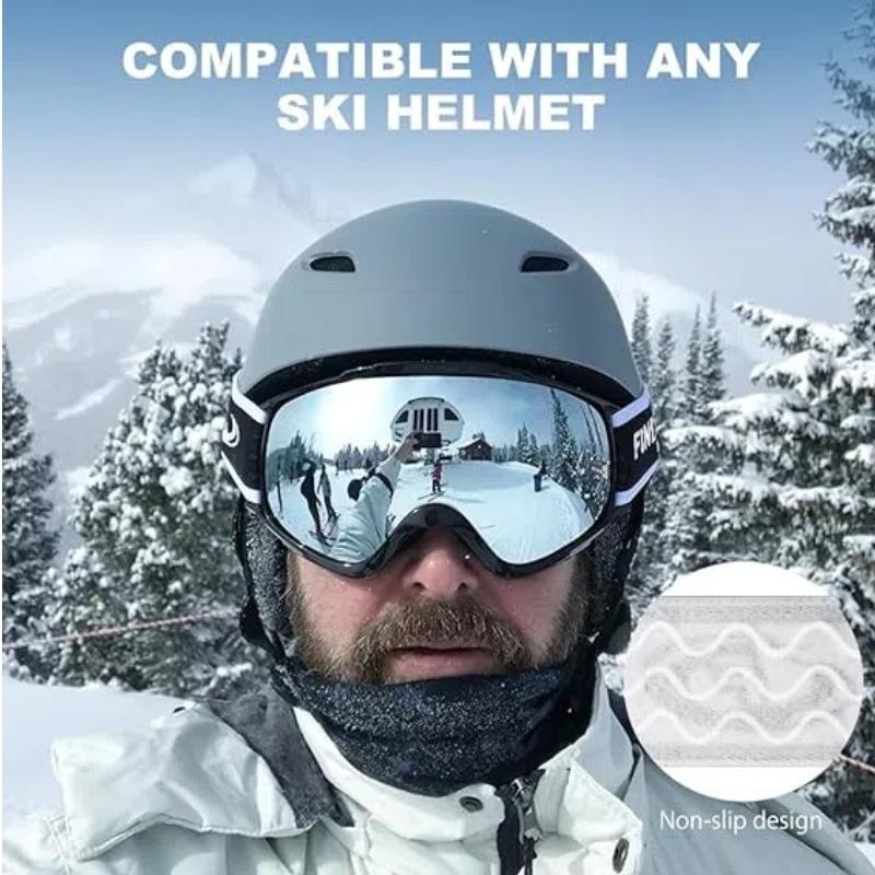 YEZIXIN Spherical Anti-Fog Ski Goggles UV400 HD Protection Snowboard Snowmobile Outdoor Sports Glasses for Men Women Teens