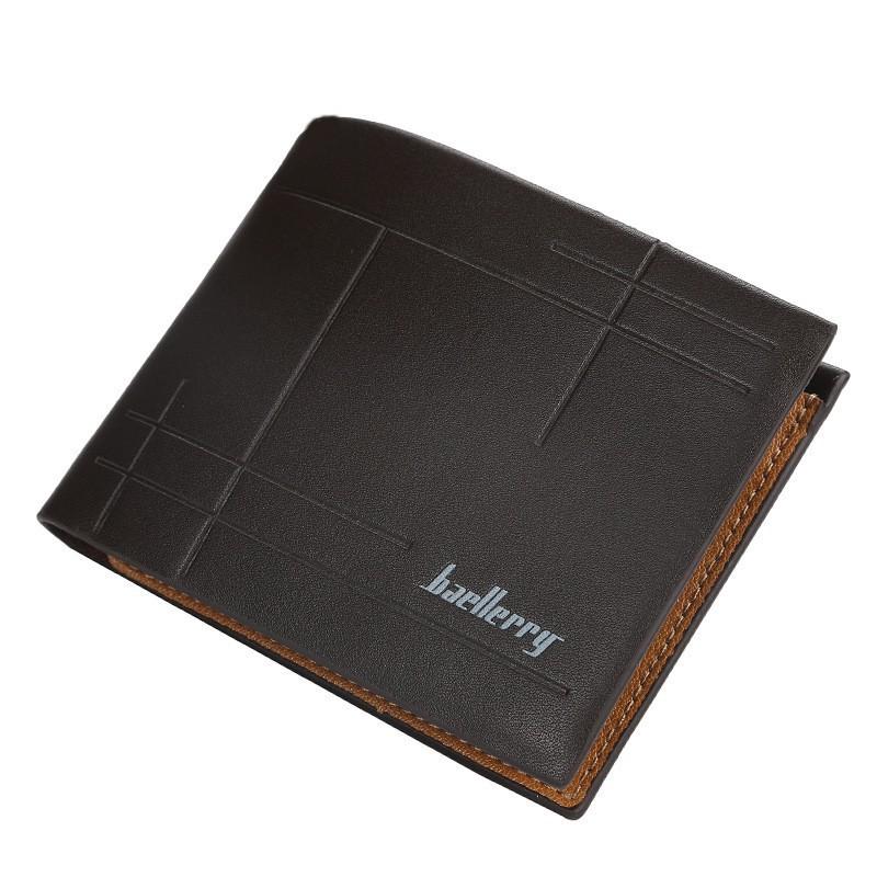 Wallet Men's Short Style European American Horizontal Multi Card Simple Business Soft