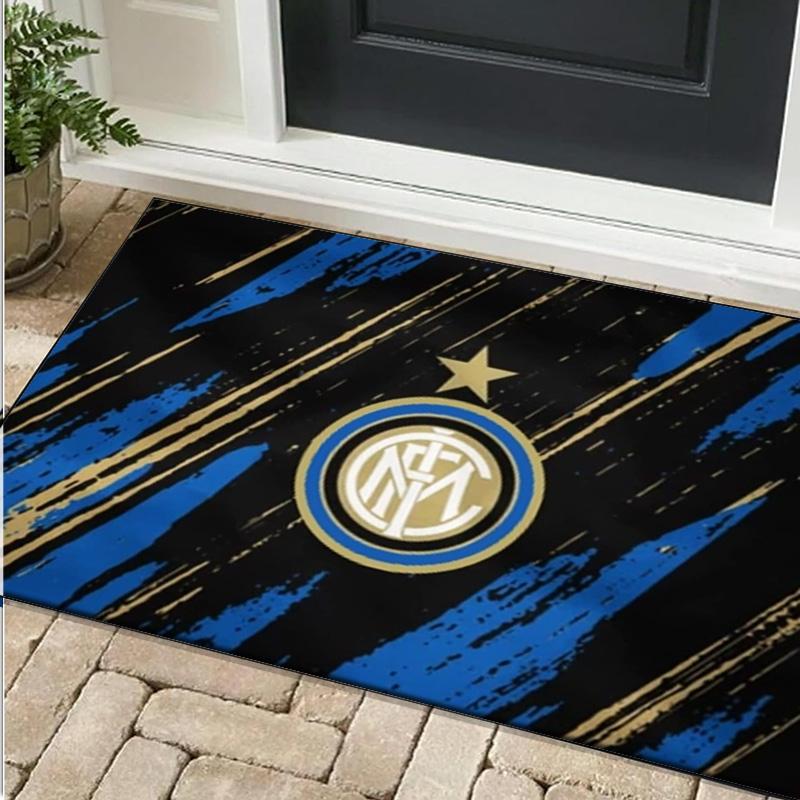 Inter Milan Crest Carpet, Chair Rug,Rug for Office Bedroom living rooms, Doormat decor Fan Gift Christmas Gift