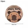Capibara Capybara Birthday Decoration Disposable Tableware Birthday for Bara Baby Shower Tableware Balloons Capibara Cumpleaños