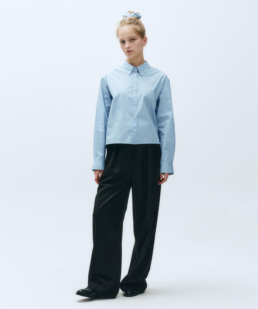 Malittepeulangsowajeobeo W Two Tuck Wide Slacks Black