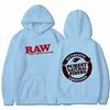 RAW Fashion Hoodie Men's Sweatshirt Polar Fleece Hooded Harajuku Hip Hop Casual Men's Ladies Hoodie High Quality Pullover Hoodie