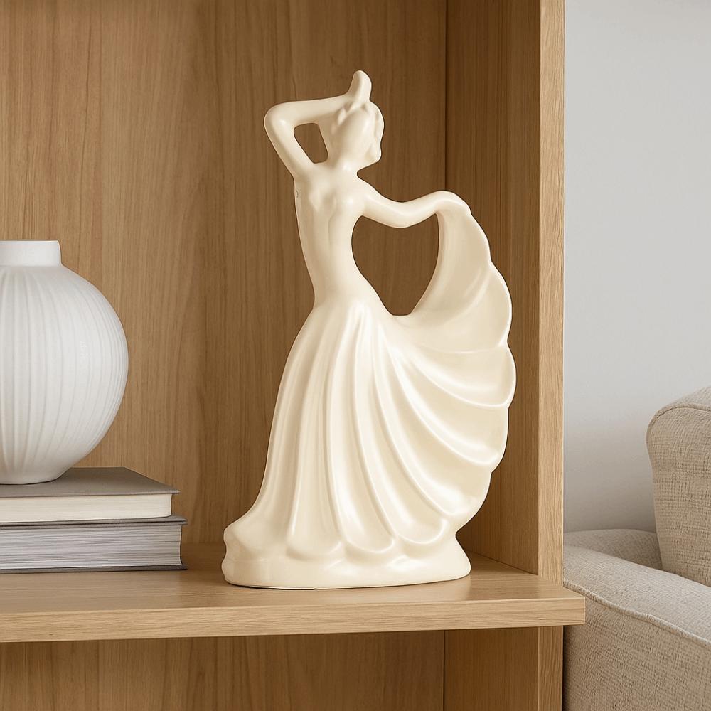 Handicraft Dancing Lady Figurine Model Tabletop Art Figure  Kids Birthday Gift