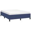 347064 vidaXL Bed Frame Blue 140x190 Cm Fabric