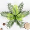 Artificial Palm Plants,Faux Plastic Palm Leaves Decor for Outdoor Indoor Garden,DIY Party Wedding Decoration Planter Filler