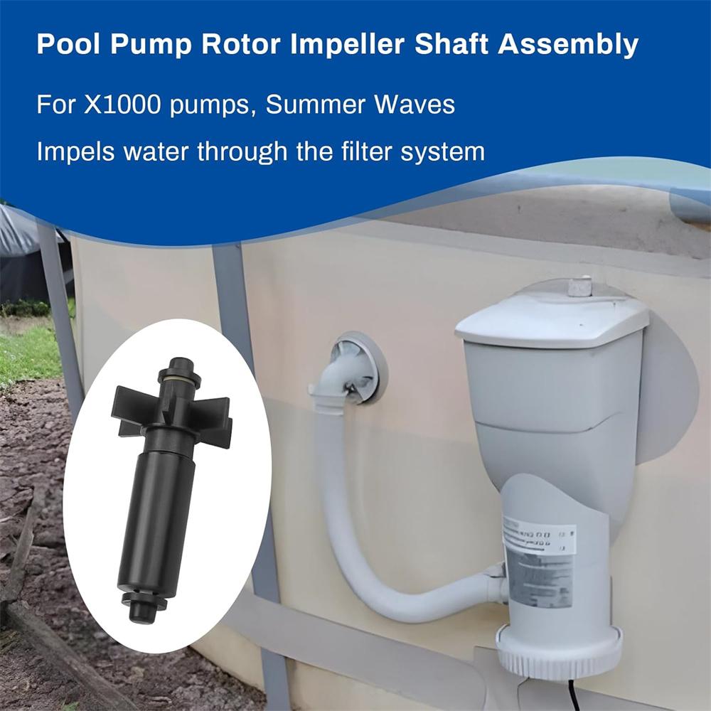 Rotor Impeller Shaft Assembly P580505050 For Summer Waves Pool Part Sfx1000 1500