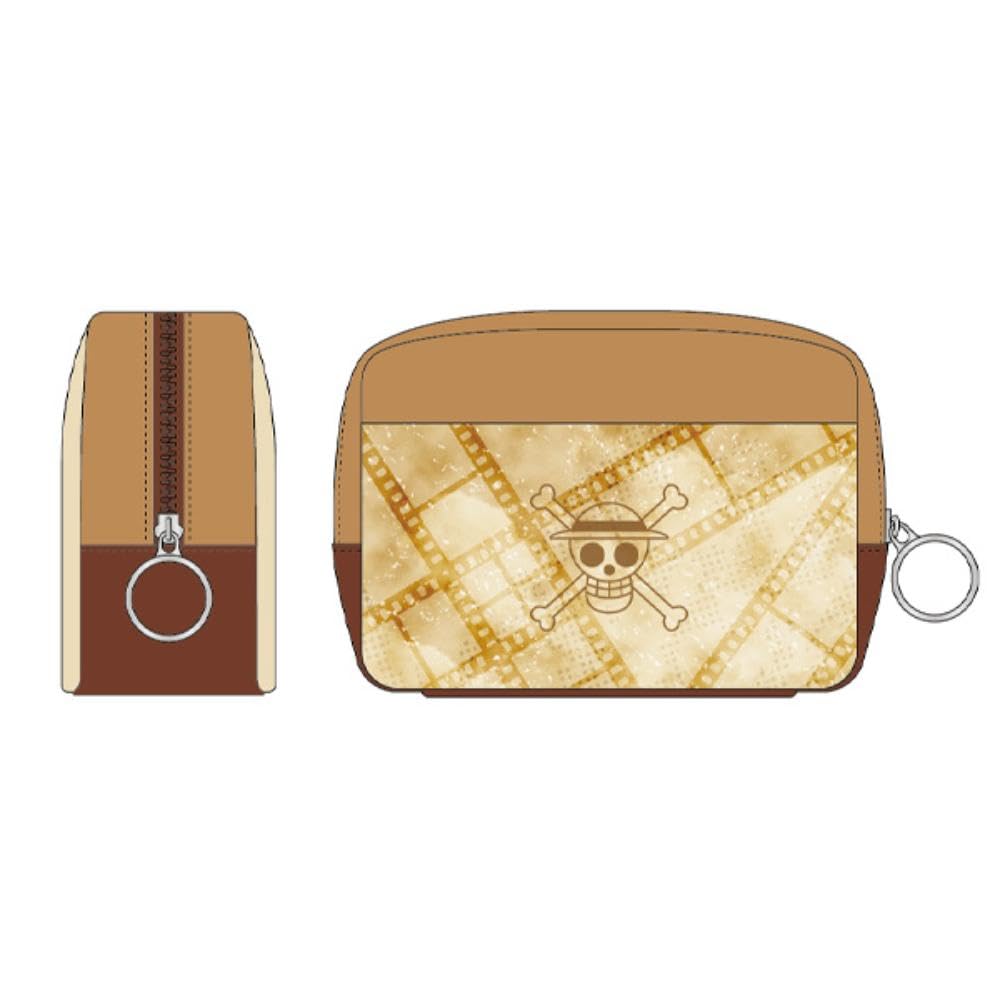 K Company One Piece Square Famous x x D5cm Pouch, Scene, OP-SQ-ME, H10.2 W14.8