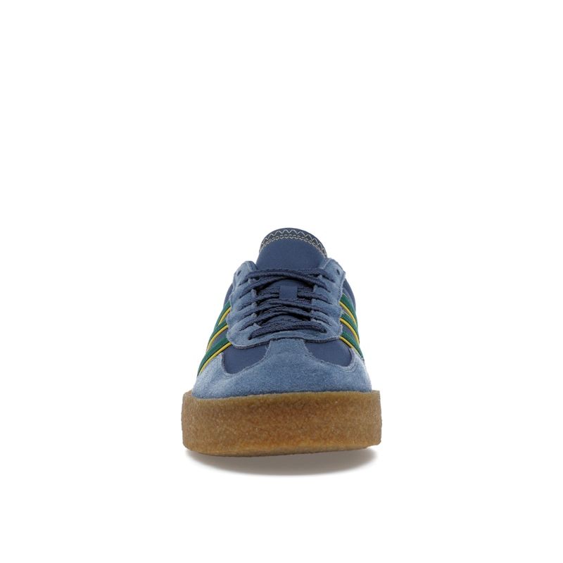 CLOT X Adidas Gazelle Crepe Sole Pack - Night Marine Unisex Sneakers Blue Collegiate-Green Hazy-Yellow JR5408