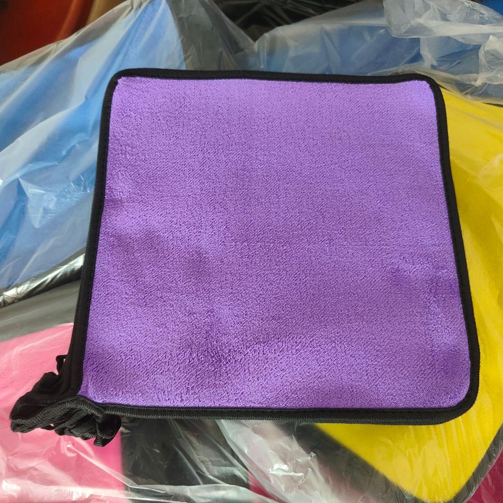 Double-Sided Car Cleaning Towel - Absorbent Coral Fleece, Thickened for Drying