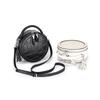 New small round bag crocodile pattern messenger bag leather fashion shoulder handbag bag fashion mini