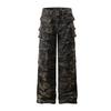 Tide Brand American Outdoor Functional Wind Camouflage Multi-bag Overalls Straight Casual Pants