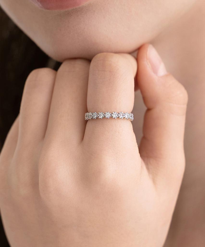 Tatiana Flower Prong 2Mm Cubic Ring Cr1900