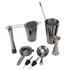 11PCSCelsiusSet Cocktail Shaker Set Bartender Kit Cocktail Strainer Stainless Steel Barware for Home Party
