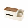 Multifunctional Tissue Box Organizer Long-Lasting Multifunctional Tissue Box Desktop Storage Holder Easy To Clean for Family