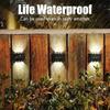 Solar Wall Light IP65 Waterproof LED Safety Light Up Down Lighting Easy Install Outdoor Patio Yard Garden Street Landscape Decor