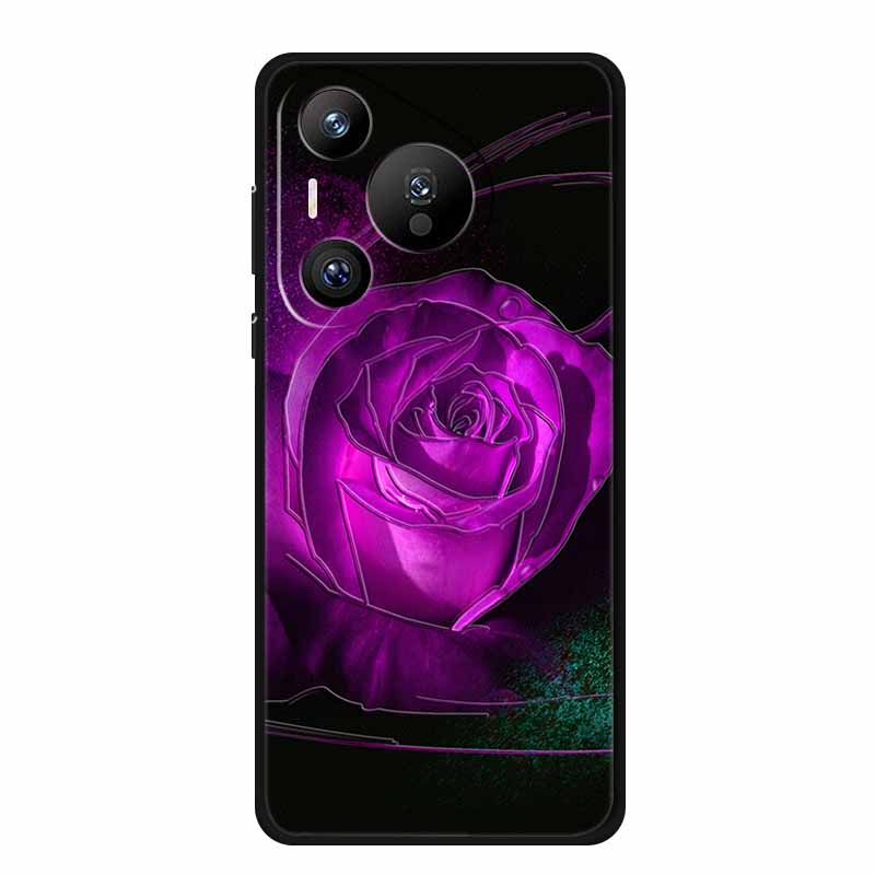 3D Emboss Case For Honor 400 Pro Phone Case Flower Shockproof Silicone Soft Coque For Honor400 Pro Back Cover Case 400Pro Funda