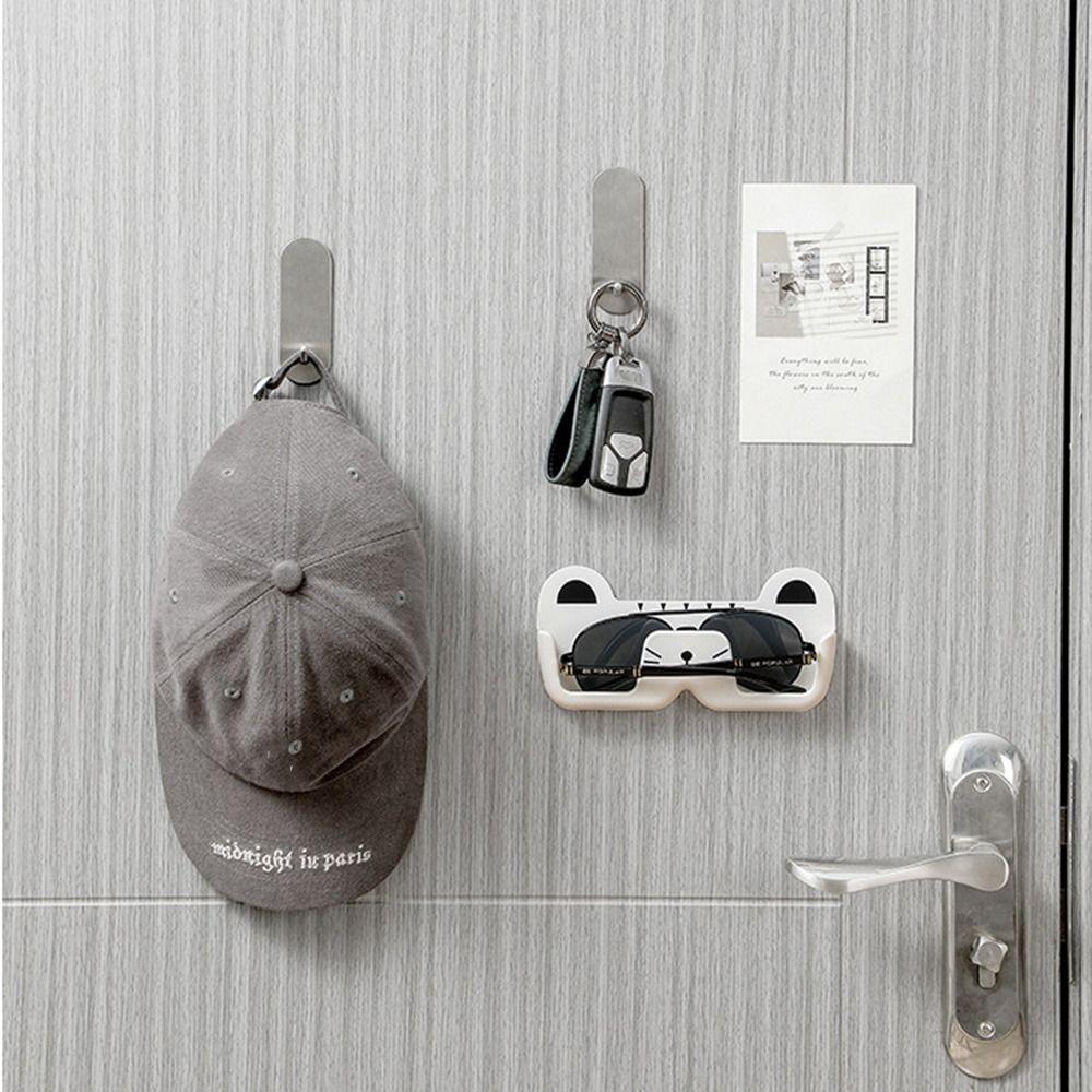 Cute Cat Sun-glasses Display Holder Wall Mounted Glasses Storage Rack  Desktop Bathroom Bedroom
