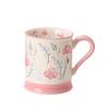 Flowery High End Ceramic Water Cup  High Looking Breakfast Cup  New Simple Mug  Souvenir Drinking Cup