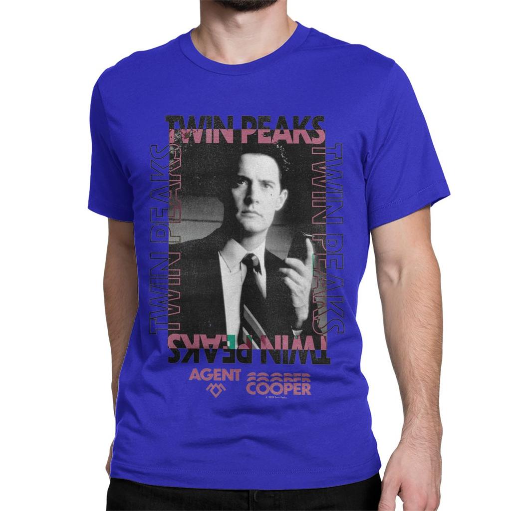 Men Women's Poster David Lynch TV Show T Shirt Twin Peaks 100% Cotton Clothes Short Sleeve Round Collar Tees Plus Size T-Shirt