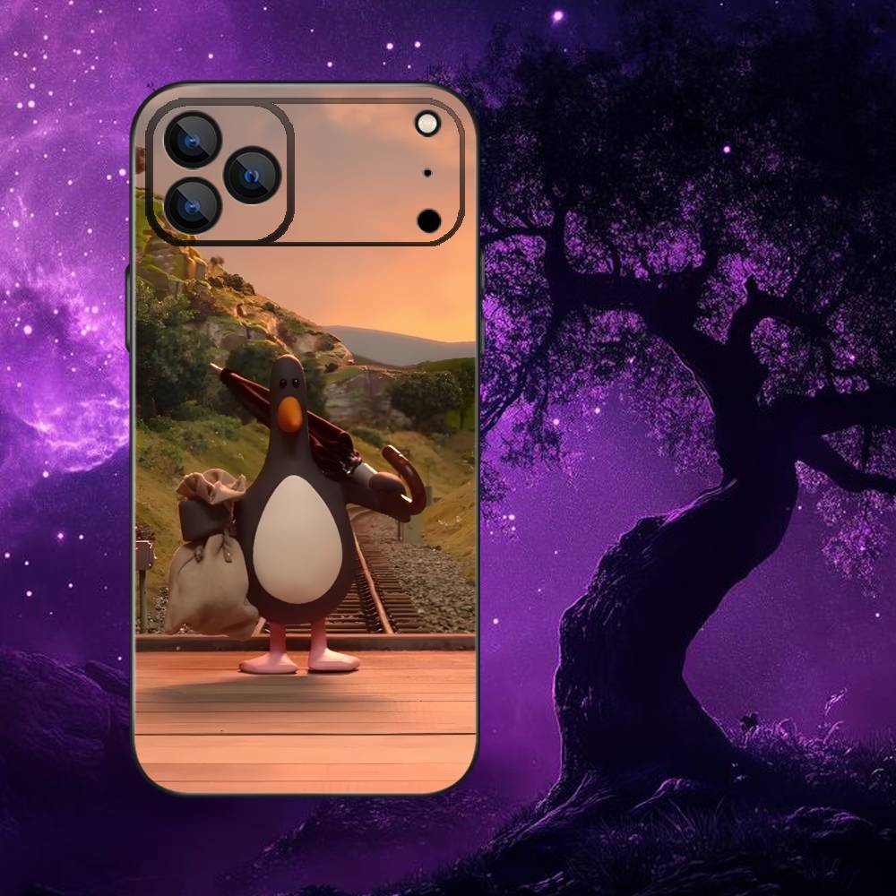 F-Feathers McGraw Phone Case For iPhone 17,16,15,14,13,12,11,Pro Max,XSX,,XR,SE,Mini,8,7,Soft Silicone Black Cover