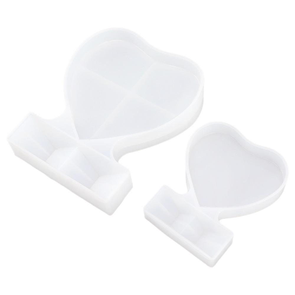 2pcs White Photo Frame Making Mold Plastic DIY Craft Silicone Mould  Photo Frame DIY