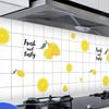 Anti Oil Kitchen Tiles, Waterproof Paper, Printed Self-adhesive Paper, High-temperature Resistant Stove, Range Hood, Cabinet Stickers