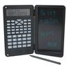 Scientific Calculator Two Row LCD Display Writing Tablet Sensitive Multifunction Desk Calculator for