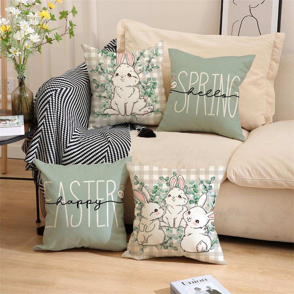 Easter Day Home Cushion Survived Family Case Throw Cover