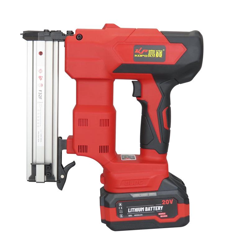 Gaobao F32F Rechargeable Brushless Electric Nail Gun for Woodworking and Furniture Decoration