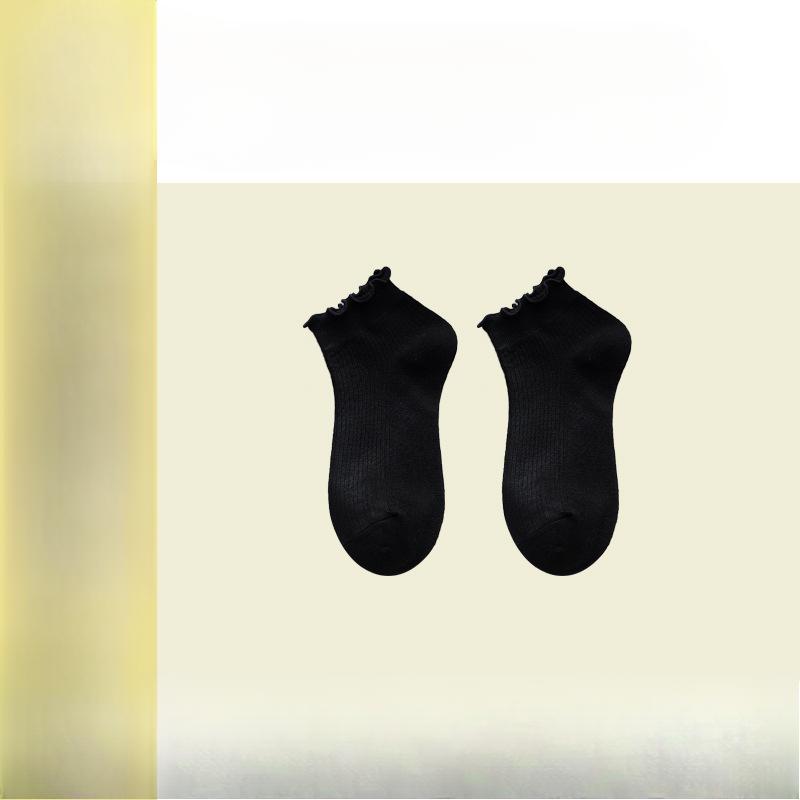 Female Summer Thin Trend Cotton Anti Bacterial Deodorant Wicking In The Tube Socks