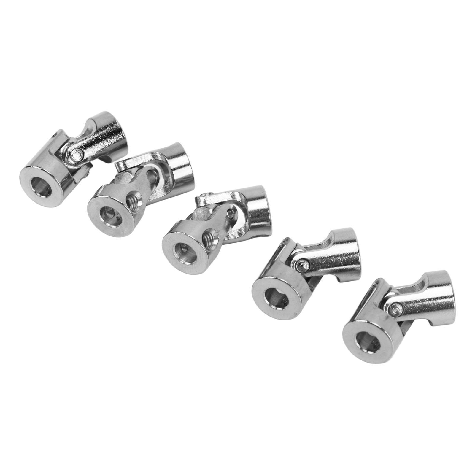 

5 шт. 5 мм Універсальні шарнірні муфти 45 Сталевий з єднувач вала двигуна для радіокерованих модельних автомобілів, кораблів