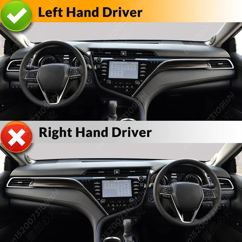 Car Dashboard Cover For Toyota Camry 70 XV70 2018 Dash Mat Sun Shade Anti-UV Carpets Car Accessories