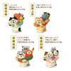 DECOLE Concombre Lucky Maneki-neko (Beckoning Cat) ZCB-28947, Miniature Maneki-neko (Beckoning Cat) - Perfect for Year-Round Display, Good Luck
