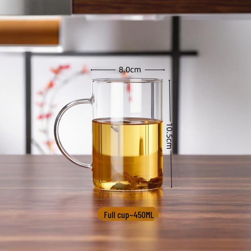 ZISIZ High Borosilicate Heat-Resistant Glass Cup
