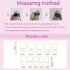 24pcs Reusable Press On Nail Christmas Design With Adhesive Gel And Emery Board Easy Application Fake Nail For Parties