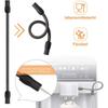 3Pcs Fully Automatic Coffee Machine Milk Replacement Hose Nozzle Silicone Milk Hose Cleaning Brush Pipe Cleaning Set Compatibity