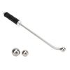 Trombone and Trumpet Dent Repair Roller Tool French Horn Bending Repair Tool (3 Balls) with Metal Handle