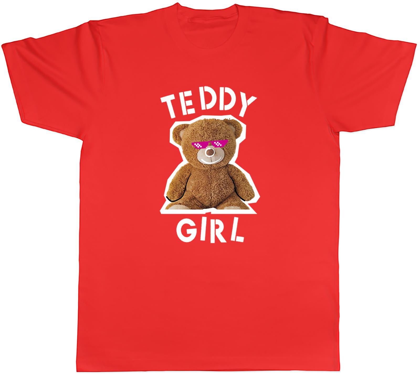 Teddy Girl Mens TShirt Funny Cuddly Cool Bear Tee Gift S