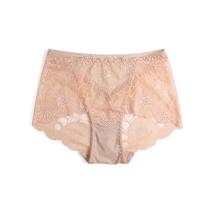 10 farben Frauen Sexy Spitze Höschen Blumen Stickerei Unterwäsche Mittlere Taille Butt Lift Nahtlose Slip Plus Größe Elastizität Panty