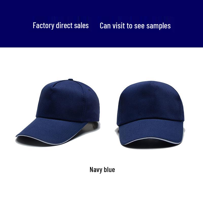 Pure Cotton Embroidered Volunteer Baseball Cap - Custom Work & Sun Hat with Logo