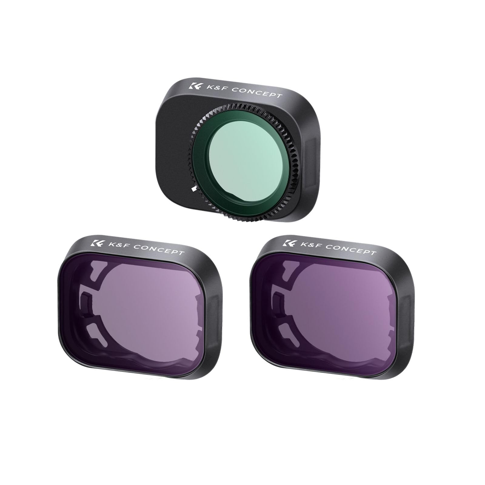 

Concept Filter Set for DJI Mini 3 Mini 3 PL Water Repellent Finished Scratch Prevention Drone Lens Filter K&F Pro/DJI Filter+ND8+ND16