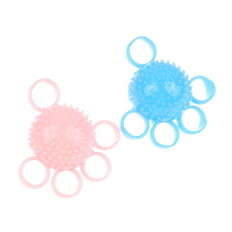 Finger Grip Ball Massage Rehabilitation Training Elderly Exercise Ball Hand Finger Strength Circle Grip Device Soft Finger Ball