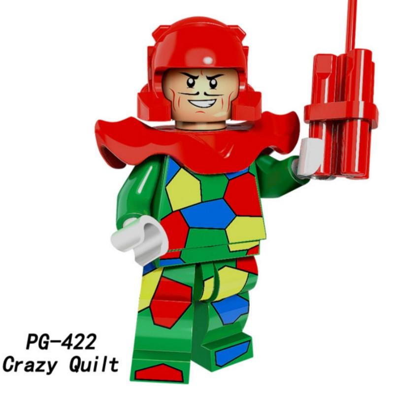 Joker Batman Minifigures Killer Moth Crazy Quilt Building Blocks Kids Toys PG8110
