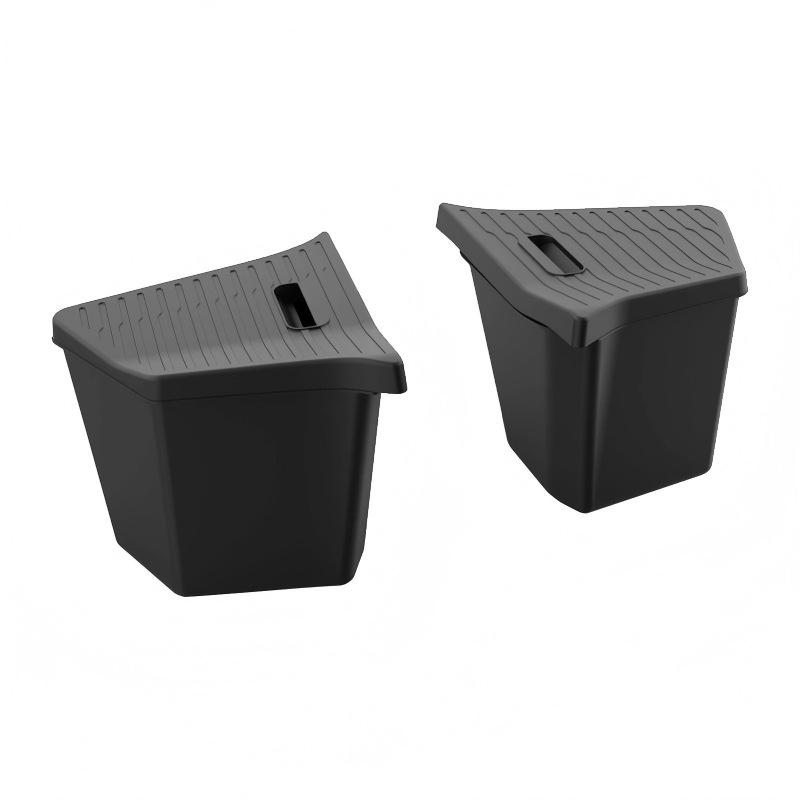 Tesla Model Y/LY Dual-Sided Trunk Storage Box, TPE Organizer for Interior Six-seat YL [Trunk Side Storage Box + Cover]
